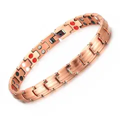 GENERICO - Pulsera terapia magnetica cobre mujer calidad