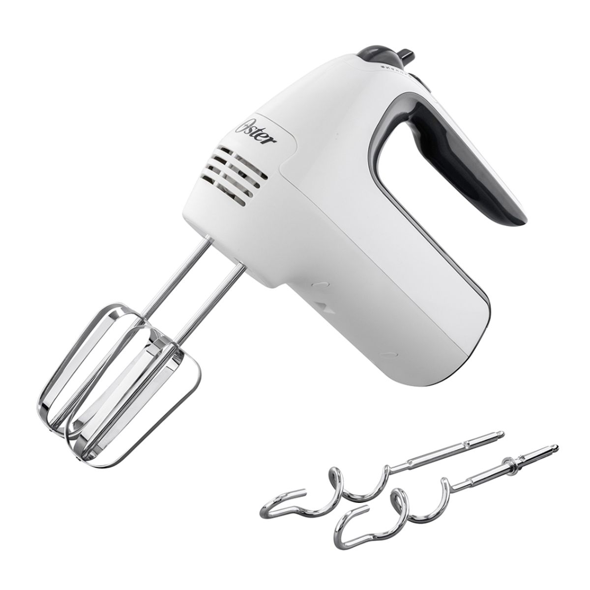 OSTER - Batidora de mano Oster® blanca 6 velocidades función turbo FPSTHM3532