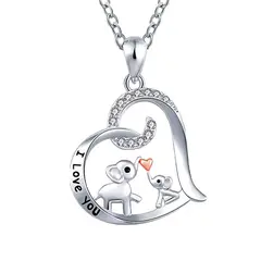 GENERICO - Collar elefante bebé plata 925 regalo joya mujer