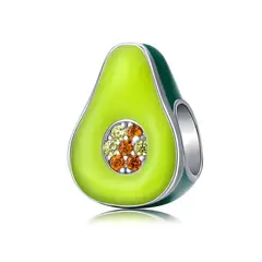 GENERICO - Charm palta aguacate plata 925