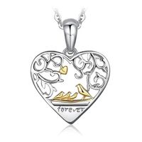 Collar pajaritos plata 925 regalo joya mujer