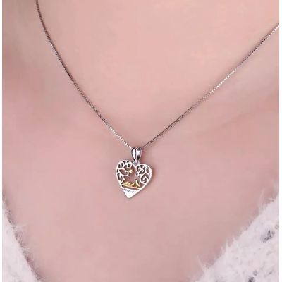 Imagen 2 del producto Collar pajaritos plata 925 regalo joya mujer