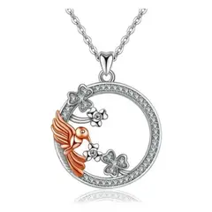 GENERICO - Collar pájaro colibrí plata 925 regalo joya mujer