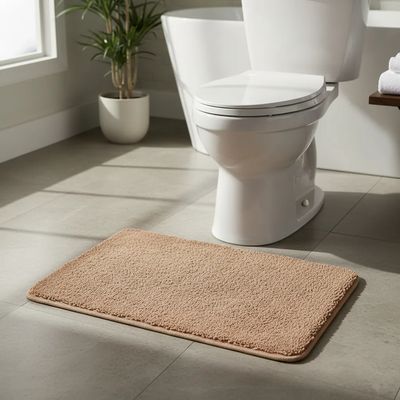 Imagen 2 del producto Piso Alfombra de Baño Beige 40x60