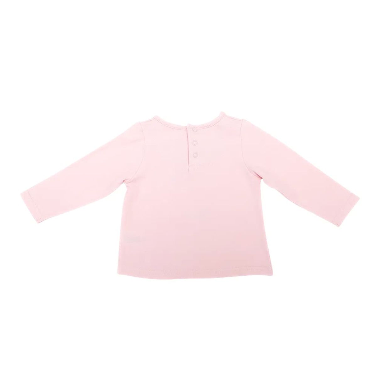 PILLIN - Polera Manga Larga Pillin Rosado De Bebé Niña