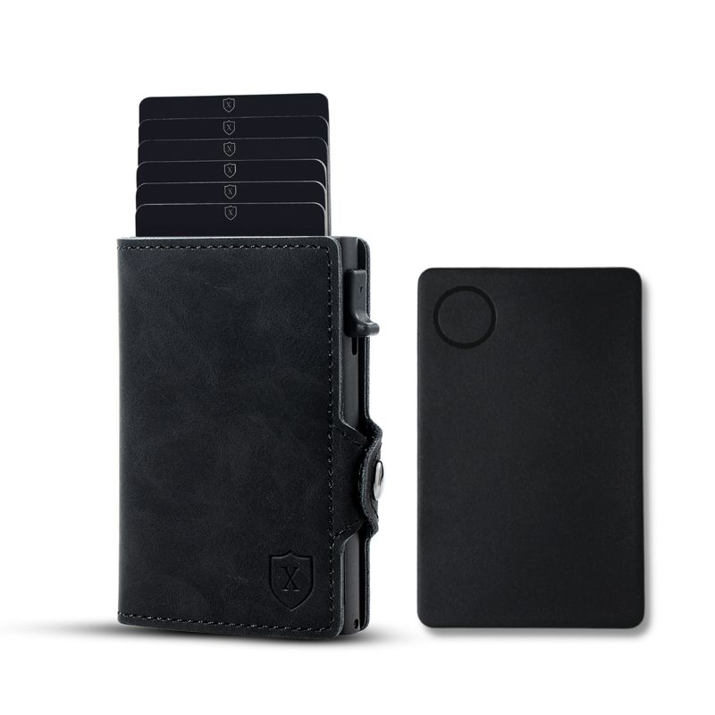 XCLUSIVE - Pack Billetera Tarjetero con Localizador