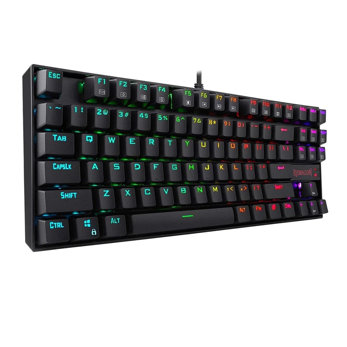 REDRAGON - Teclado Mecánico Redragon Kumara RGB Black Gamer Edition