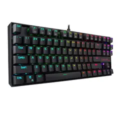 REDRAGON - Teclado Mecánico Kumara RGB Black Gamer Edition - Negro
