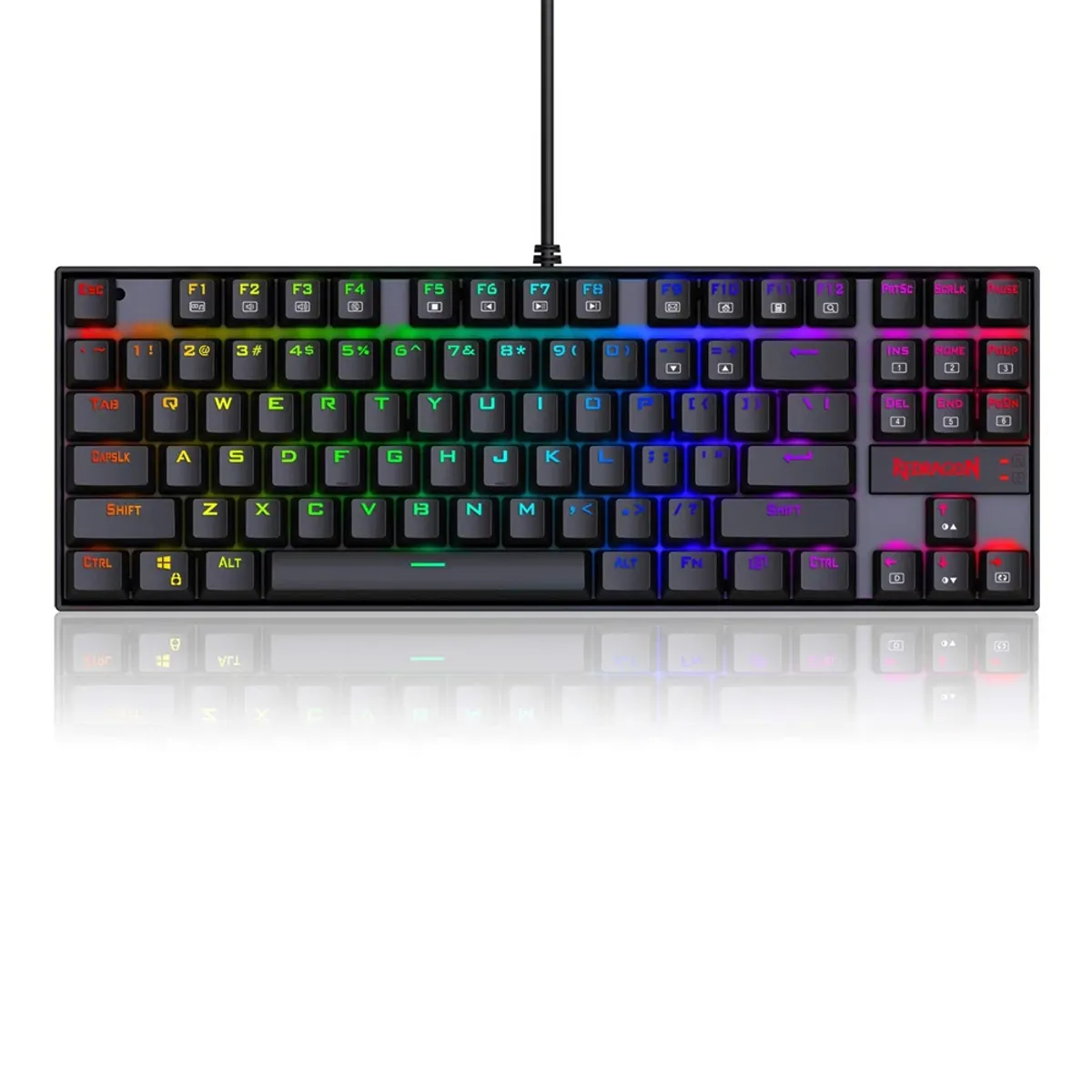 REDRAGON - Teclado Mecánico Redragon Kumara RGB Black Gamer Edition