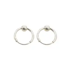 BIJOUTERIA LB20 SPA - Aro Argolla de Nariz/Oreja de Plata 925 Rapa Nui - Plateado