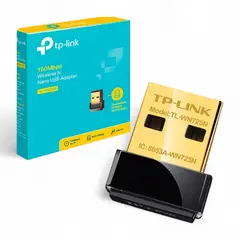 TP LINK - Tarjeta Wifi Tp-Link 150 Mbps Tl-Wn725N 150Mbps - Negro