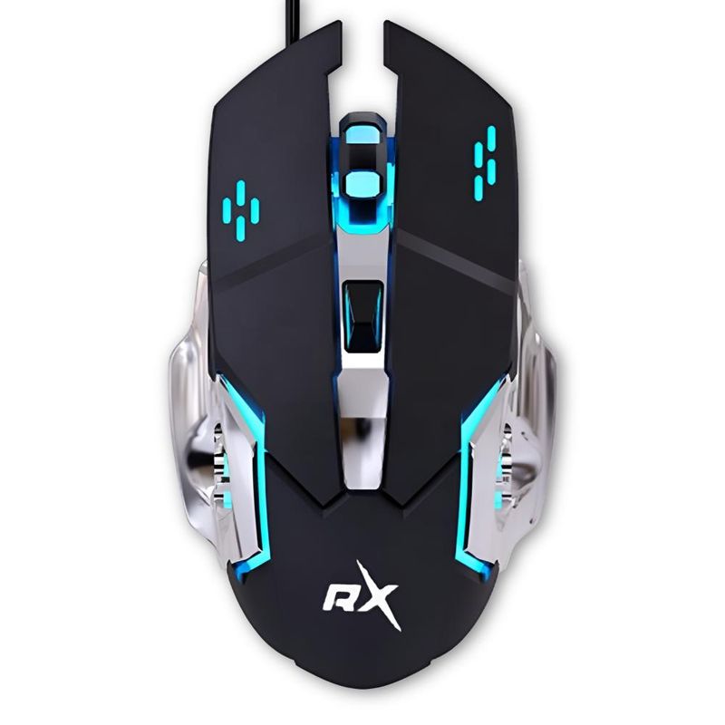 REPTILEX - Mouse Gamer Reptilex 5 Botones Retroiluminado Rx0005 3200DPI