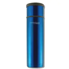 THERMOS - Termo Premium de Acero Inoxidable 1L Azul Metalizado 12H/24H - Azul