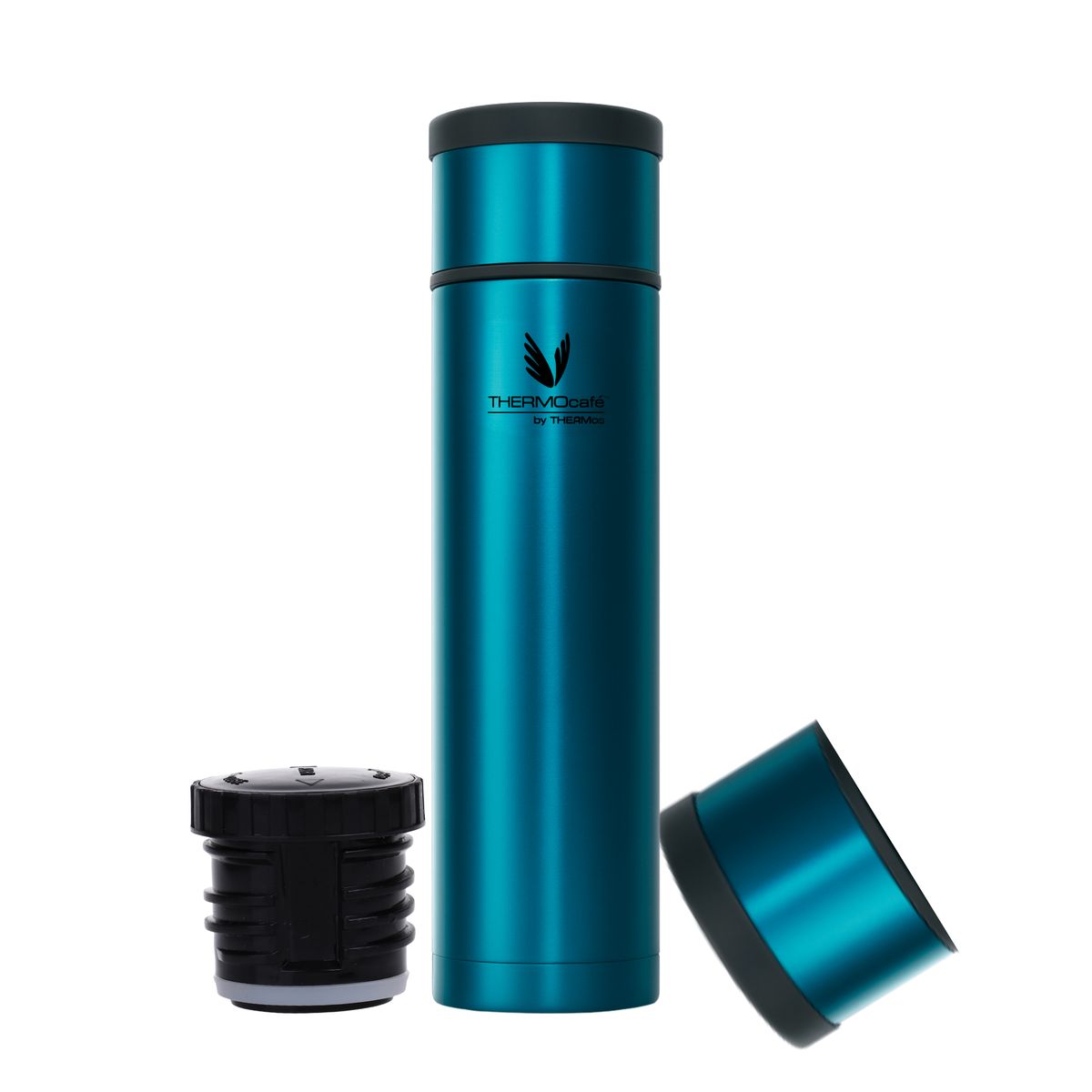 THERMOS - Termo Premium de Acero Inoxidable 1L Azul 12H24H