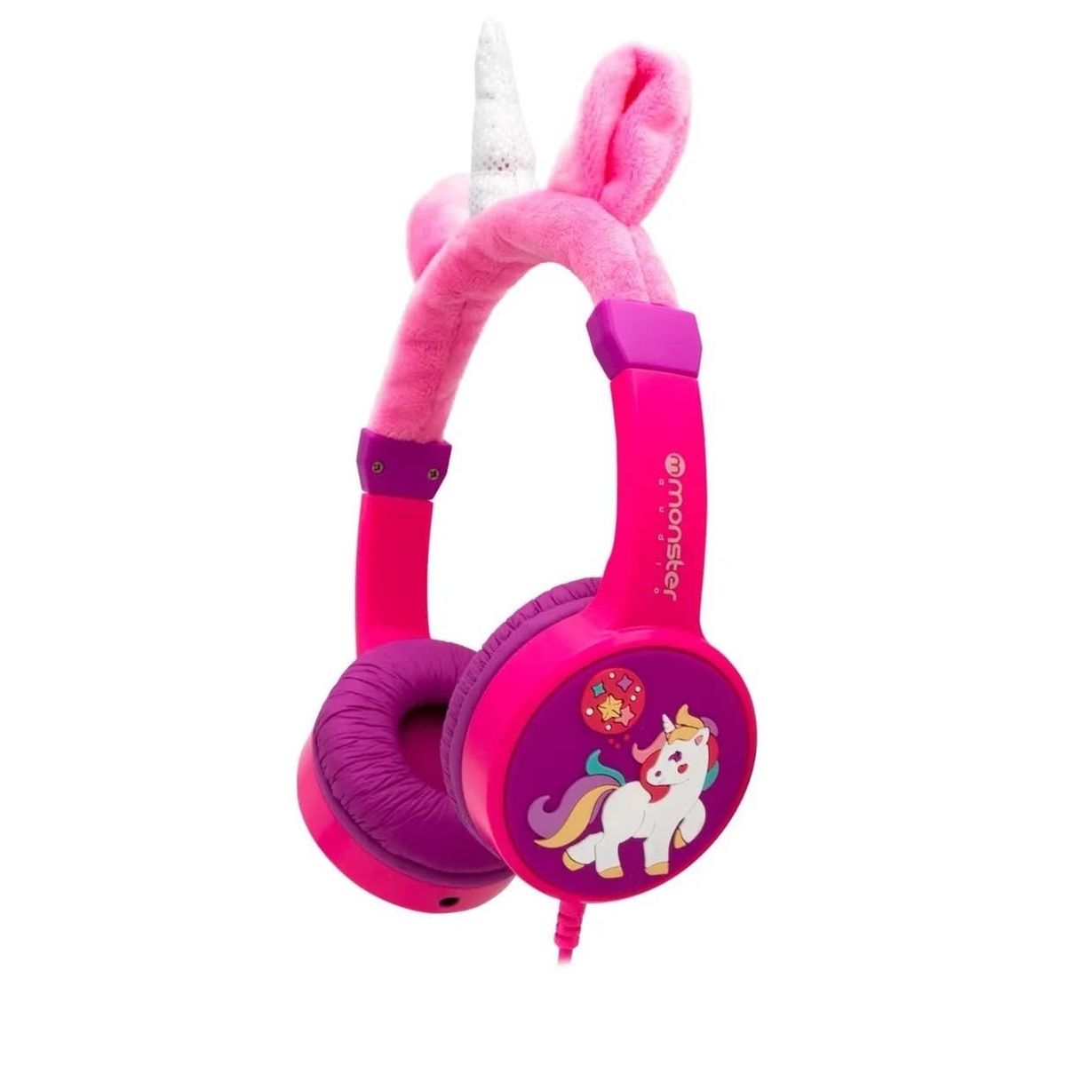 MONSTER - Audifonos para Niña Morados Monster Unicornio Ck01P