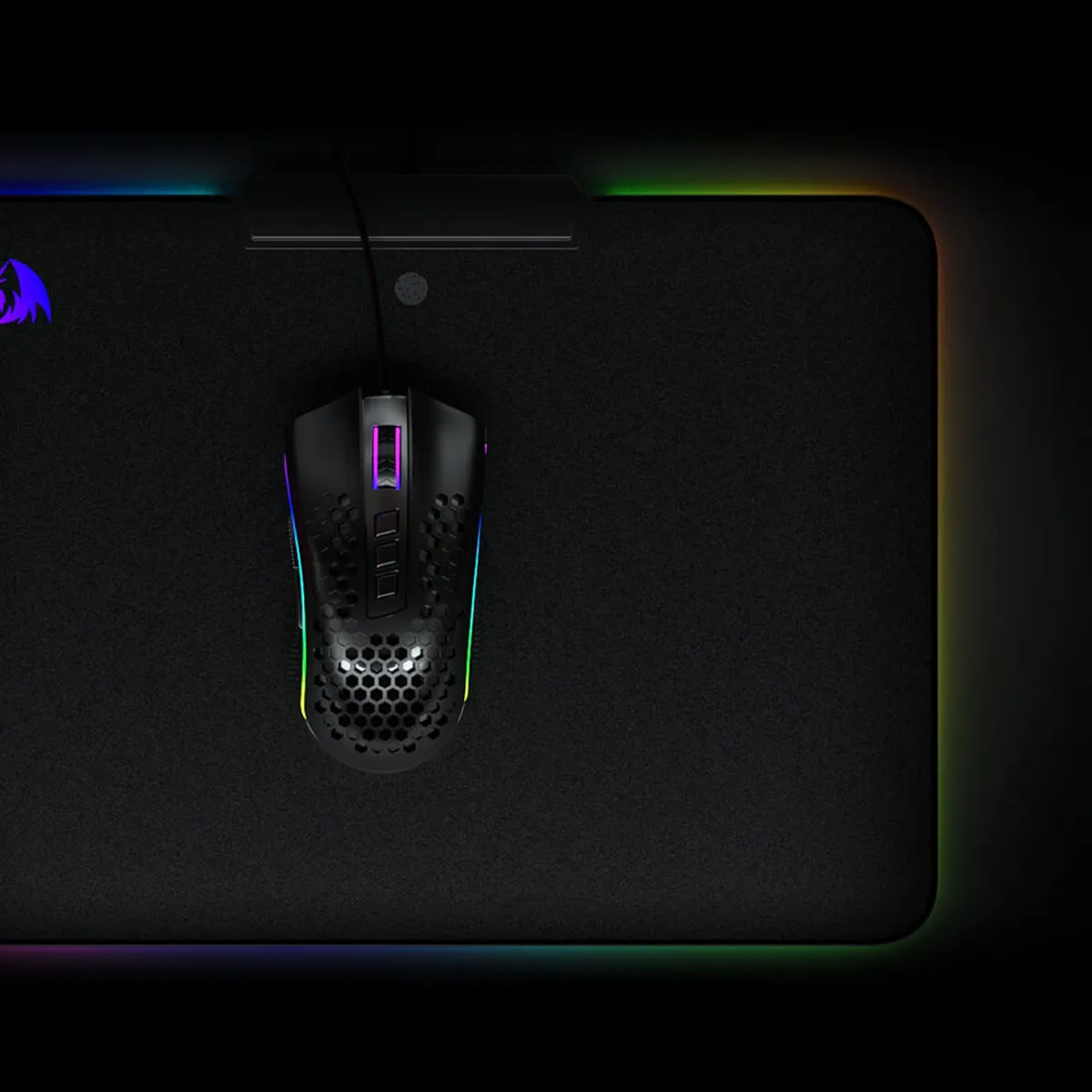 REDRAGON - Mousepad Redragon con RGB de Alto Contraste Epeius P009