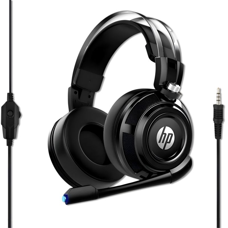 HP - Audífonos Gamer HP Multiplataformas 3.5mm H200s XBOX-PC-PS - Negro