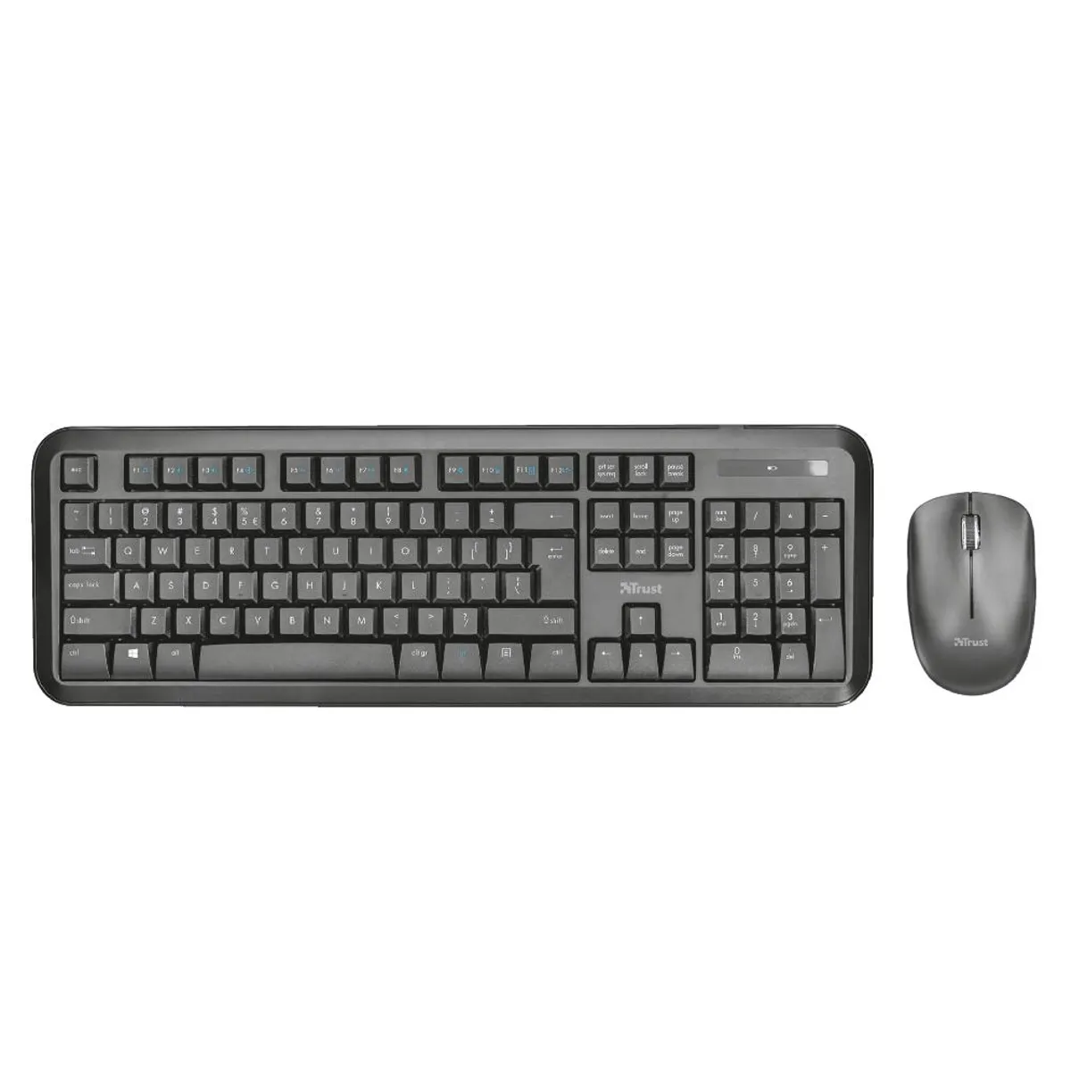 TRUST - Kit Mouse y Teclado Inalambrico Trust Nova Multiusos 2.4 Ghz