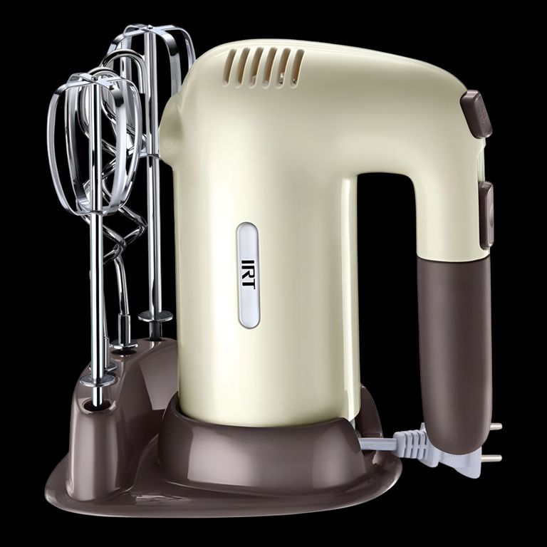 Batidora de Mano con Pedestal Retro de 5 Velocidades Mixre01 - Blanco