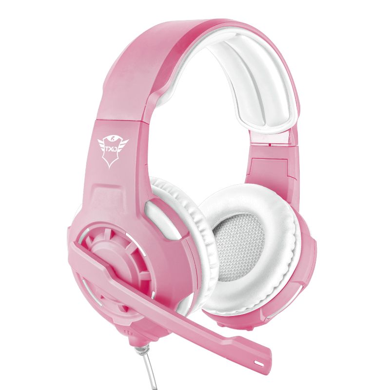 TRUST - Audifonos Gamer Rosados Trust Radius Gxt 310 Multiplataformas - Rosa