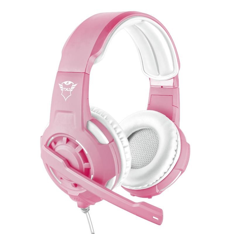 TRUST - Audifonos Gamer Rosados Trust Radius Gxt 310 Multiplataformas - Rosa
