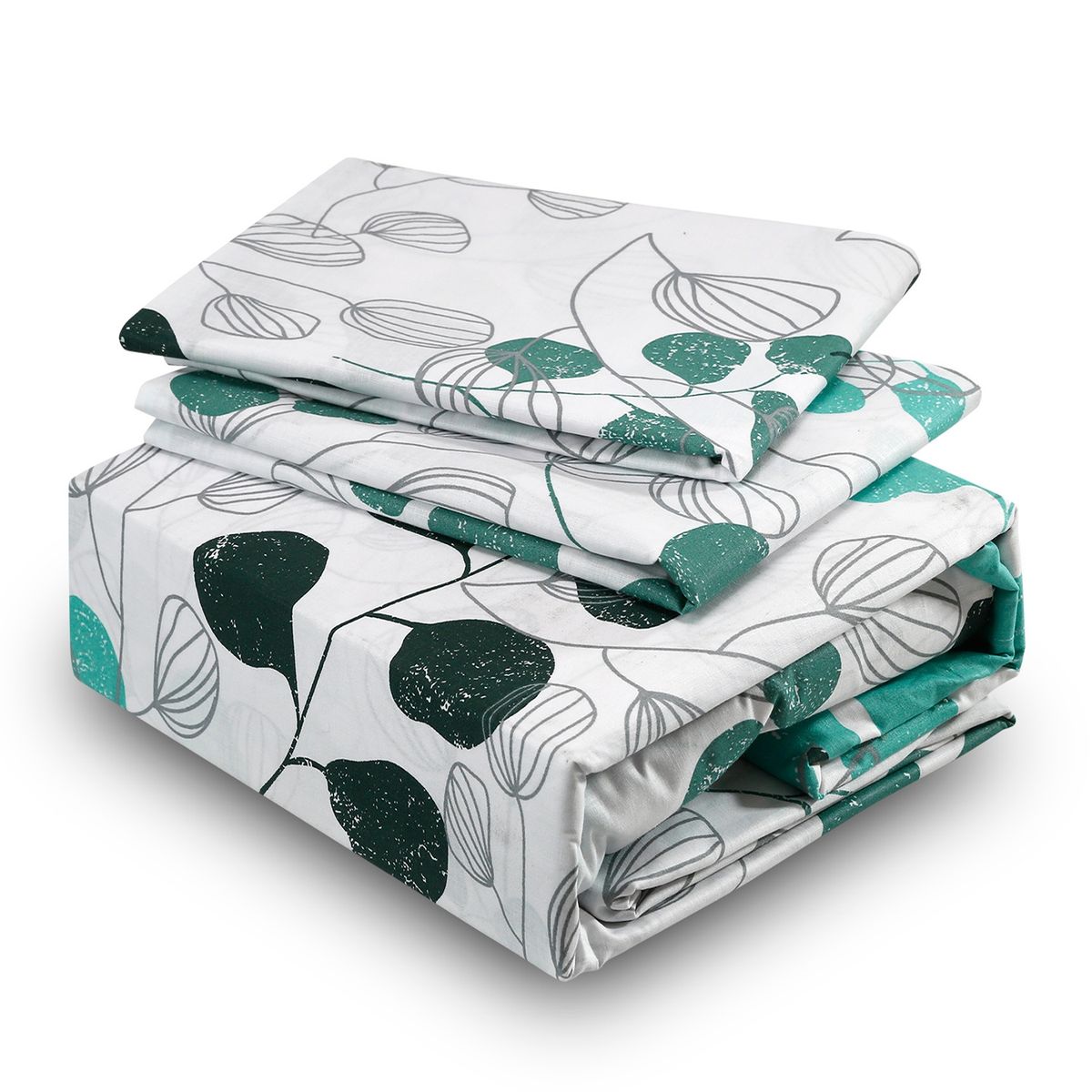 MALLORCA - Juego de Sabanas T144 Plus King Amanda Verde