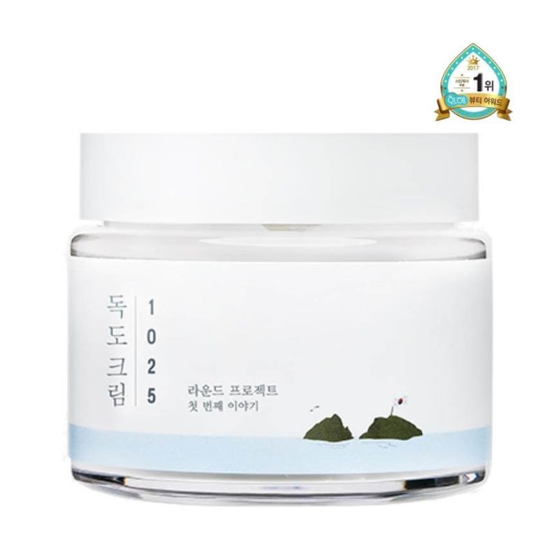 ROUND LAB - Crema Humectante Coreana 1025 Dokdo Cream para Pieles Sensibles