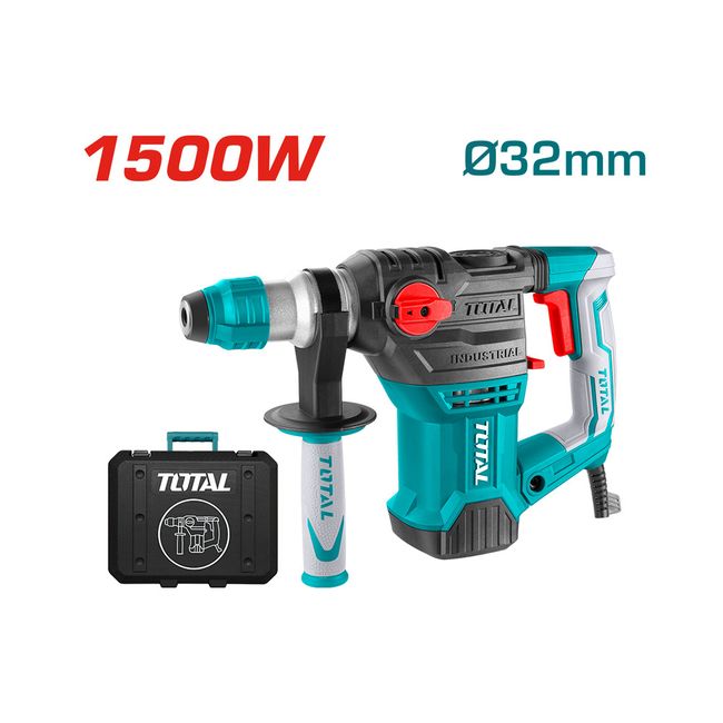 TOTAL TOOLS - Rotomartillo Industrial Sds Plus 1500w + 5pzas Total