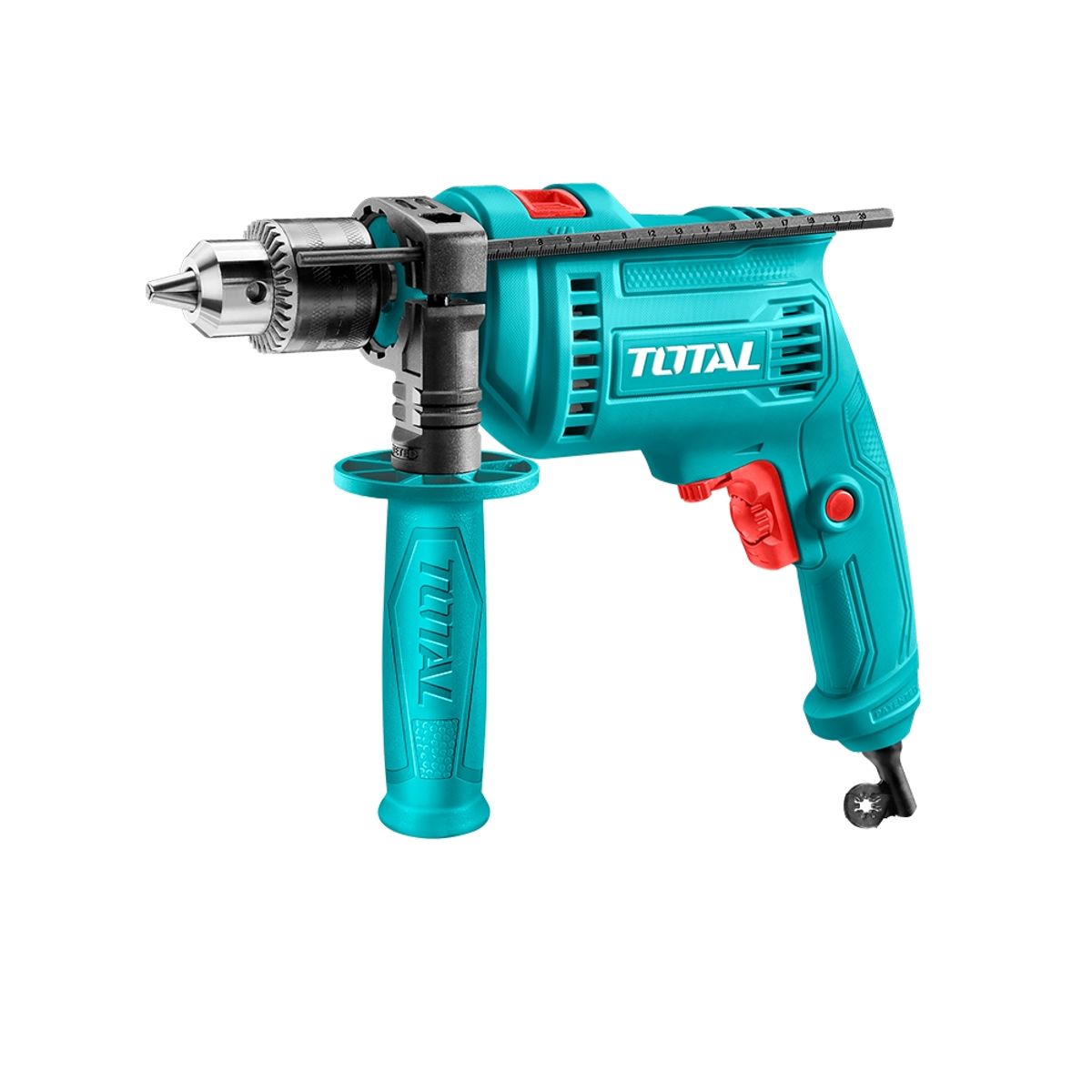 TOTAL TOOLS - Taladro de Impacto Industrial 680w 1/2 (13mm) + 2 Accesorios TOTAL