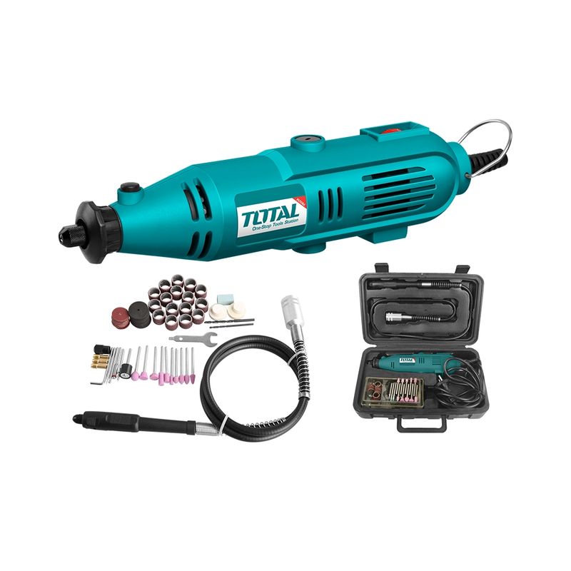 TOTAL TOOLS - Herramienta Multipropósito 130w + 100 Accesorios Multiuso Ve