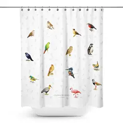 ANDES1 - Cortina De Baño 15 Pájaros de Chile