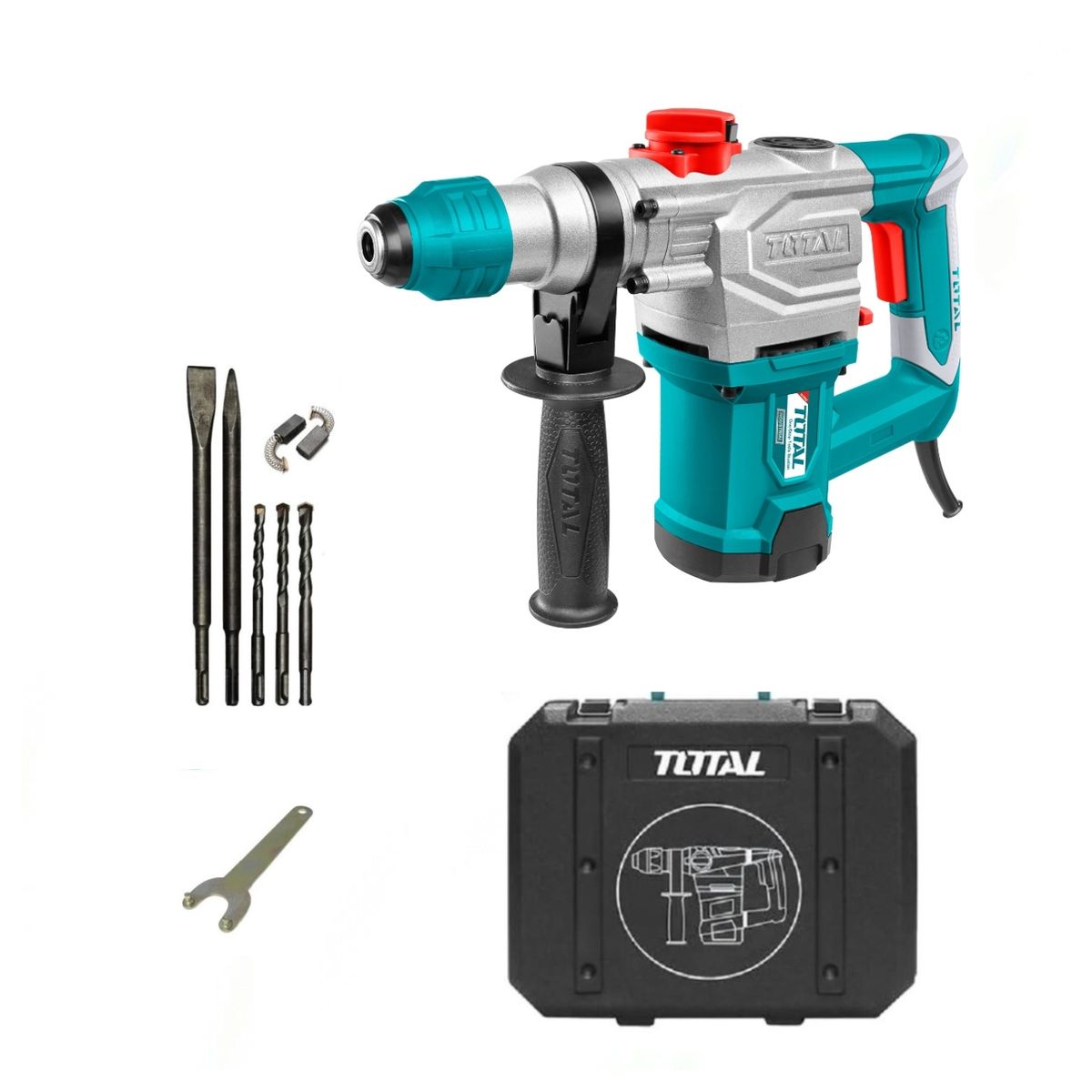 TOTAL TOOLS - Rotomartillo Industrial 1050w TOTAL
