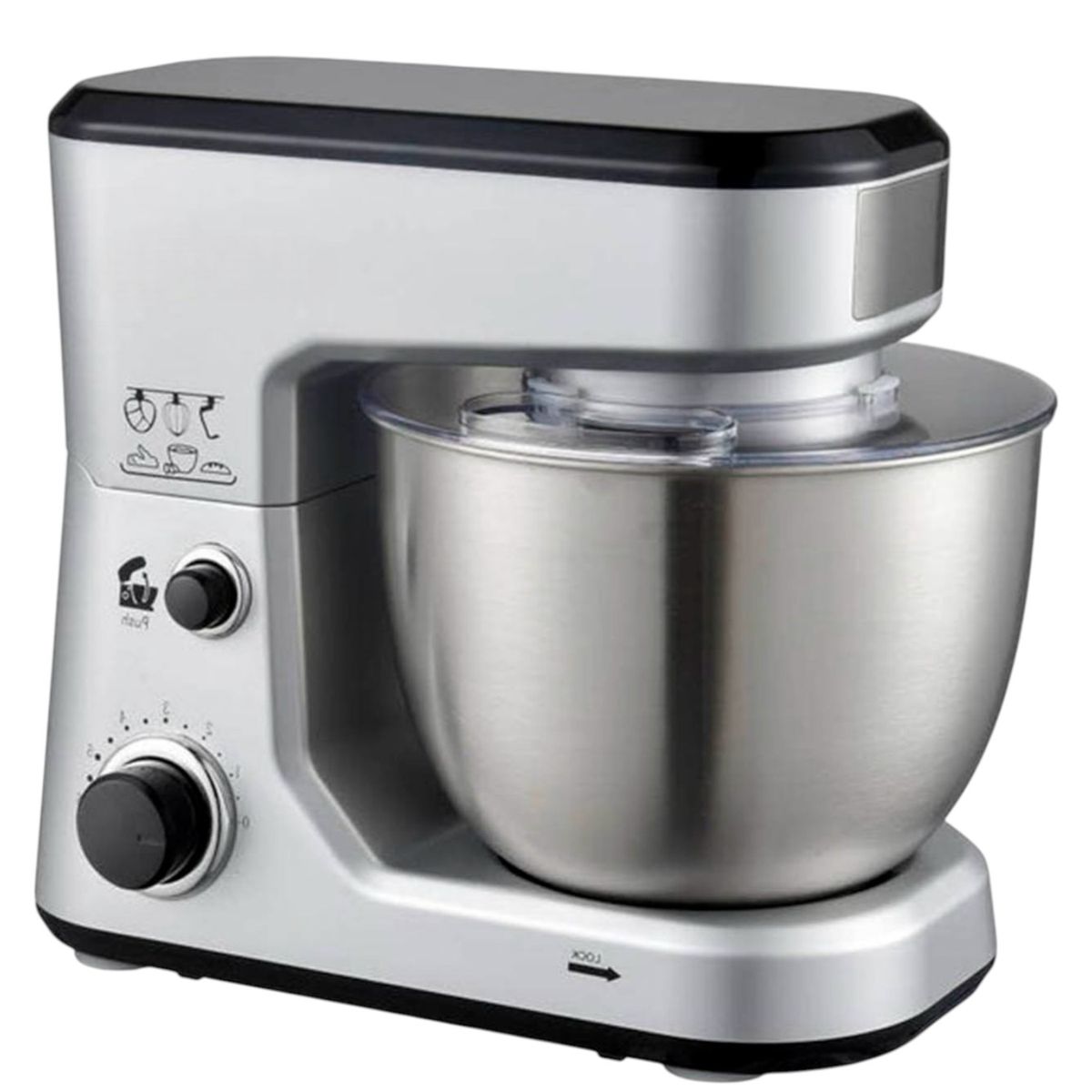 IRT - Batidora Irt Pedestal Retro Bp700 700W Silver