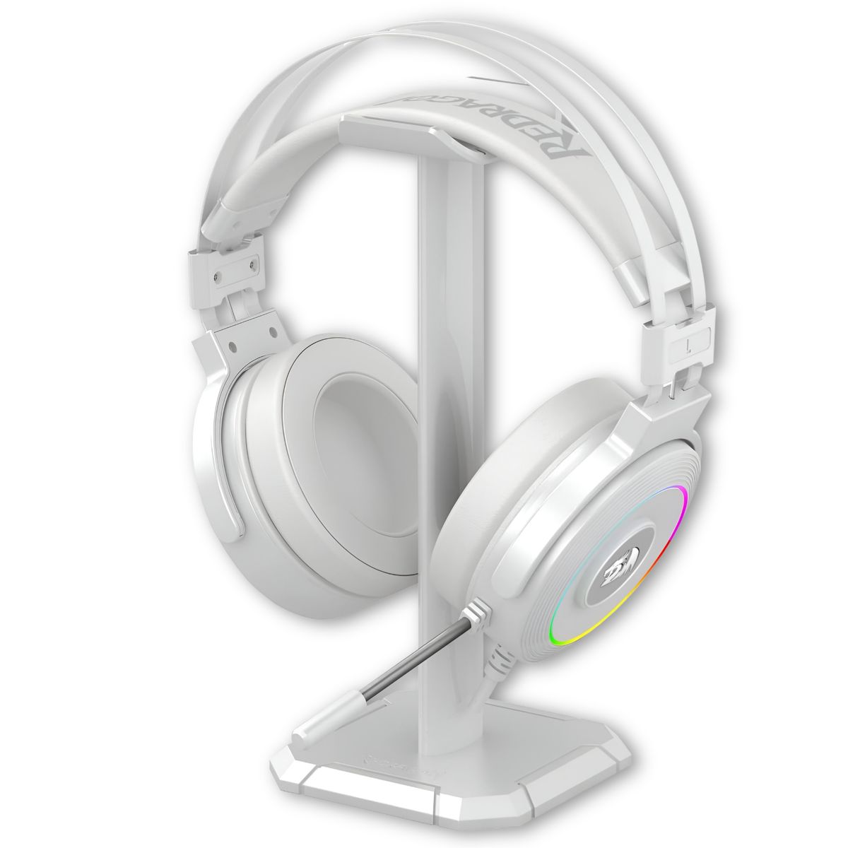 REDRAGON - Audifonos USB Redragon Lamia White Audio 7.1 Con Soporte