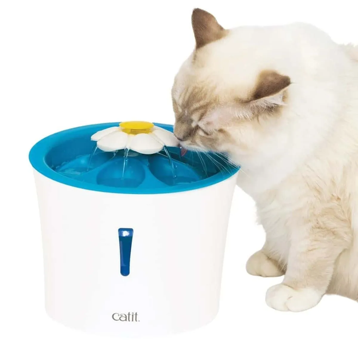 CATIT - Fuente Bebedera Catit Flor Led Para Gato 3Lts