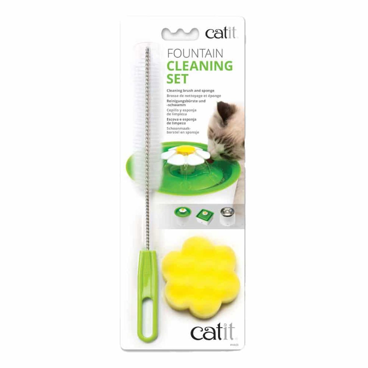 CATIT - Kit de Limpieza Catit Para Fuentes Bebederas Gato
