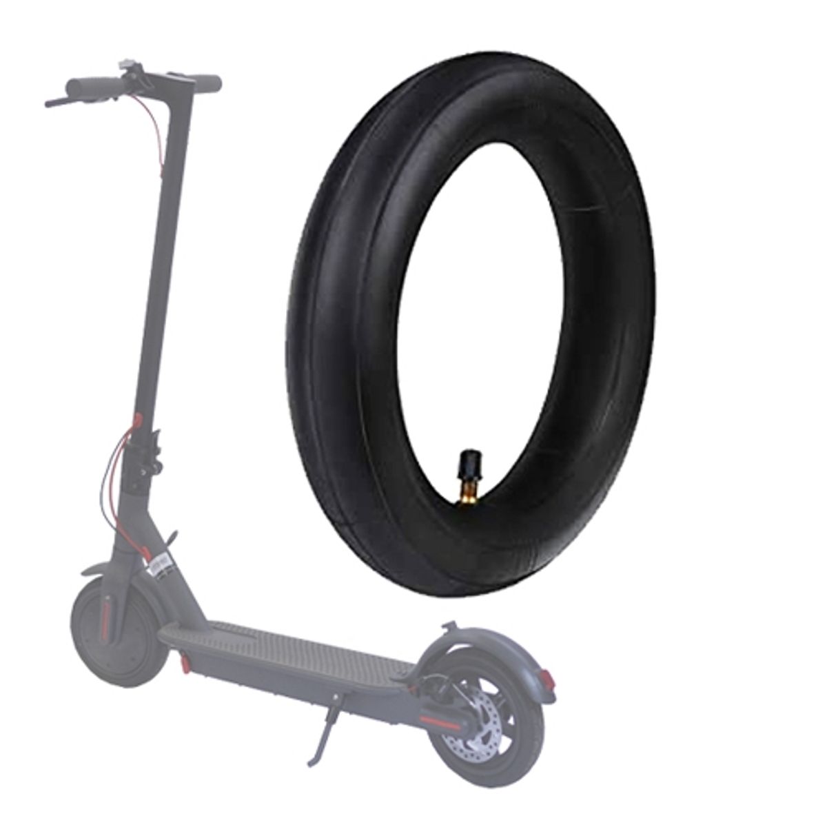 GENERICO - Cámara Scooter Eléctrico Xiaomi 8´5X2´00 Válvula Recta