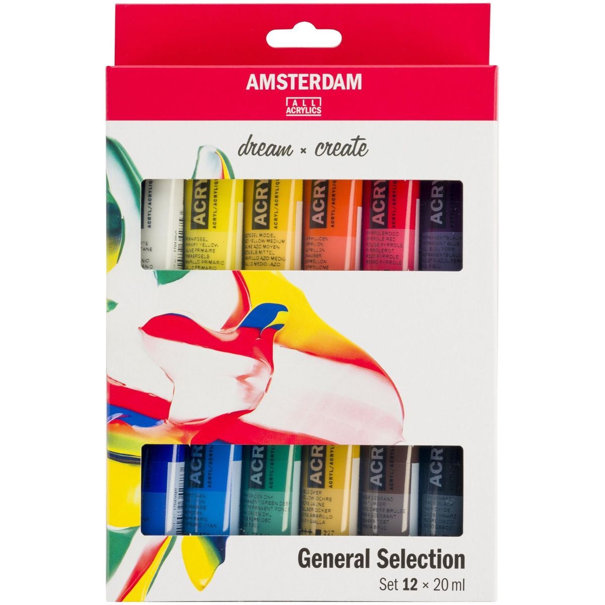 AMSTERDAM - Acrílicos Amsterdam Series Estandar Pack 12x20ml