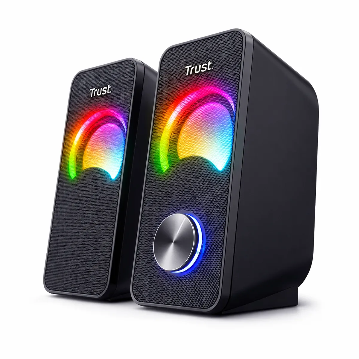 TRUST - Parlantes USB con Luces RGB de 12W de Escritorio Trust Arys
