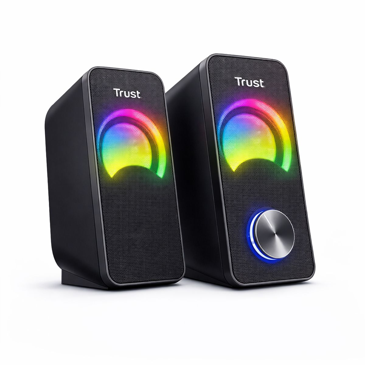 TRUST - Parlantes USB con Luces RGB de 12W de Escritorio Trust Arys