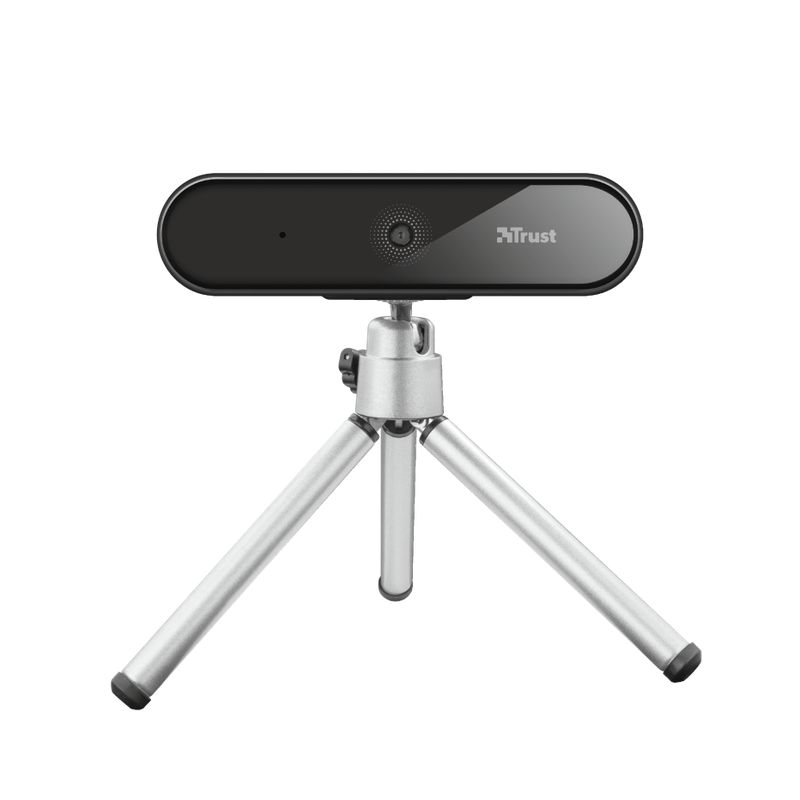 TRUST - Webcam Profesional Full HD Trust Tyro con Mic y Auto Focus - Negro