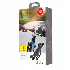 BASEUS - Soporte De Celular Para Bicicleta y Motos Sumir-By01 - Negro