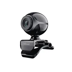 TRUST - Webcam Exis con Microfono Incorporado Plug & Play - Negro