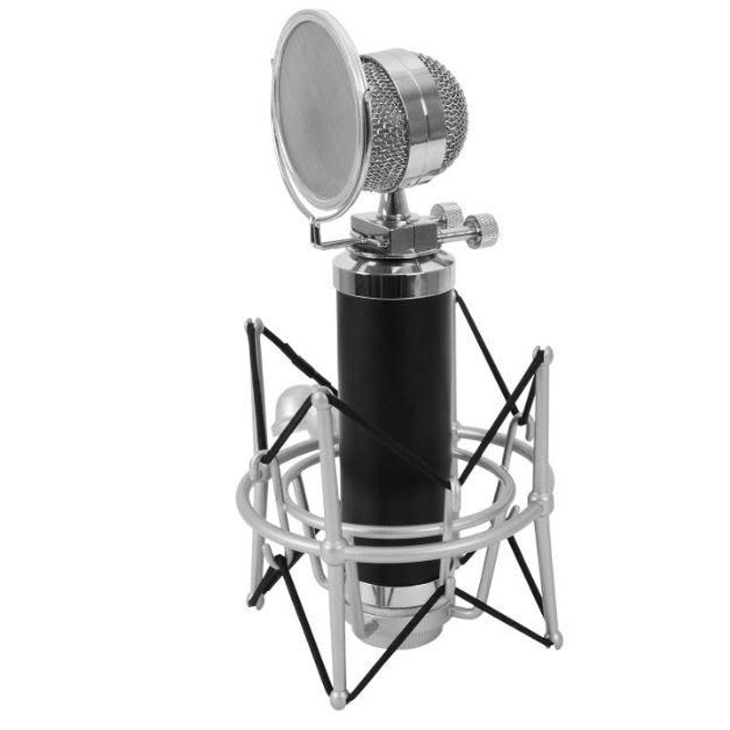 PHILCO - Microfono Condensador De Estudio Profesional 31832 - Gris