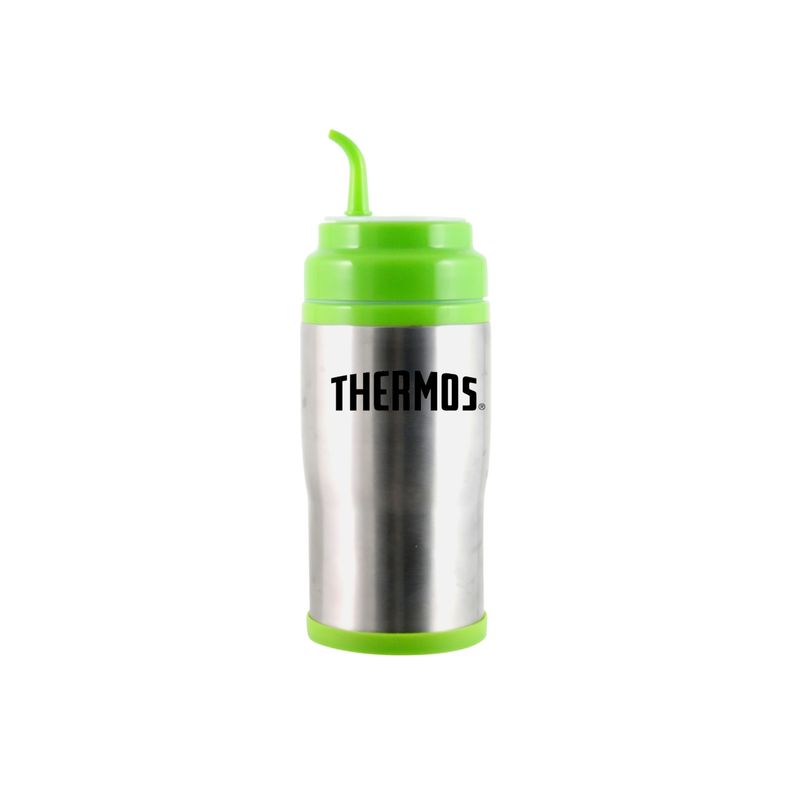 THERMOS - Termo Para Mate & Café de Acero Inoxidable 450ML - Verde - Verde Arlequín