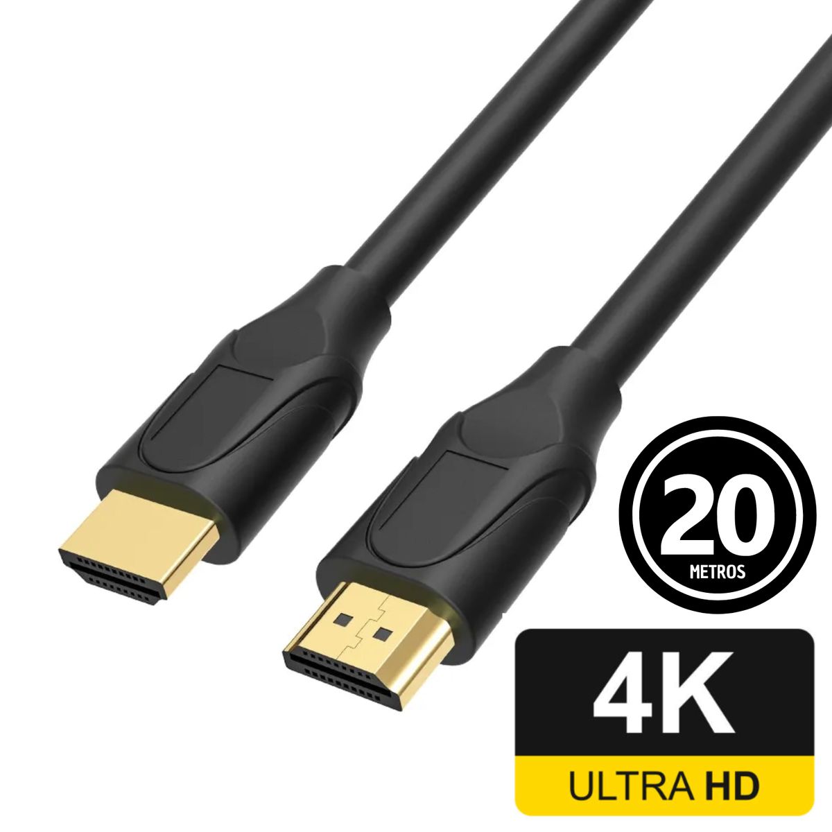 DBLUE - Cable HDMI de 20 Metros Reforzado 4K/ 2K/ Full HD 60Hz 20BAG