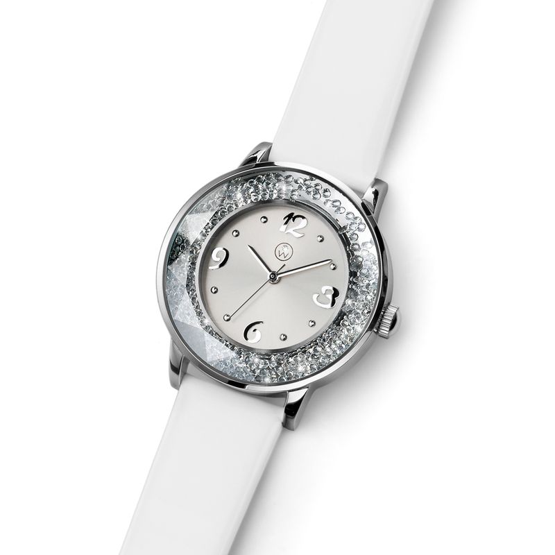 OLIVER WEBER - Reloj Dubai Steel blanco cristal