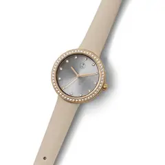 OLIVER WEBER - Reloj Salzburg STE CRY beige strap