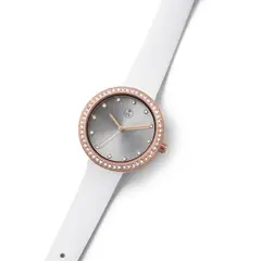 OLIVER WEBER - Reloj Salzburg STE RG CRY white strap