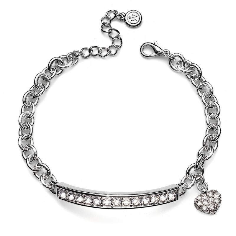 OLIVER WEBER - Pulsera Trust rodio cristal